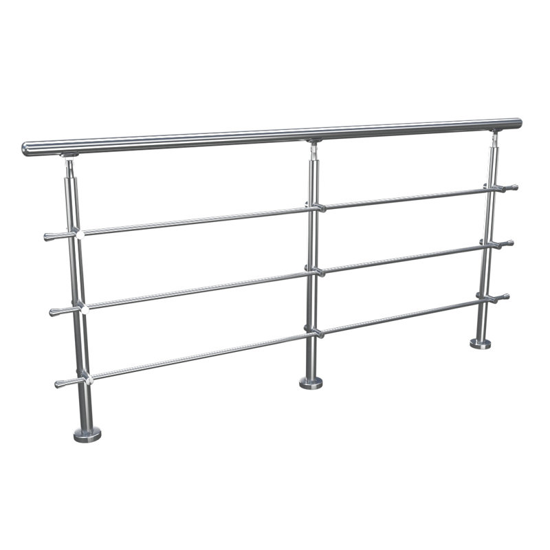 110cm H x 240cm W Metal Porch And Stair Railings