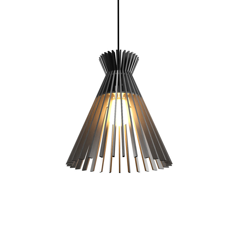 Stecche Di Legno 1 - Light Pendant, Organic Gray, Organic Gray