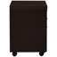 Rangement pour 3 bureaux - Finition cappuccino