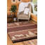 Tapis brun à imprimé animalier Escalante-2009206687