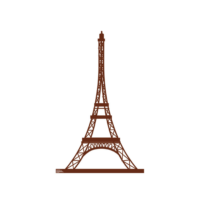 Paris 60'' Buildings & Architecture Cardboard Standup