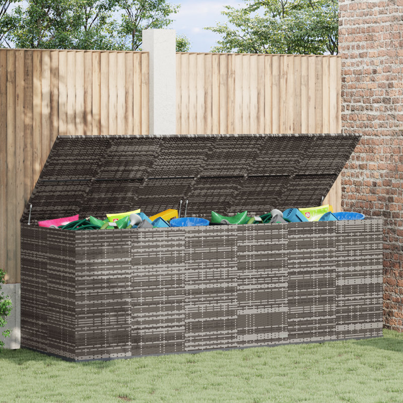726.47 Gallon Water Resistant Deck Box, Gray