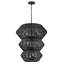 Luca Ten-Light Woven Three-Tier Chandelier by Lisa McDennon-351295692
