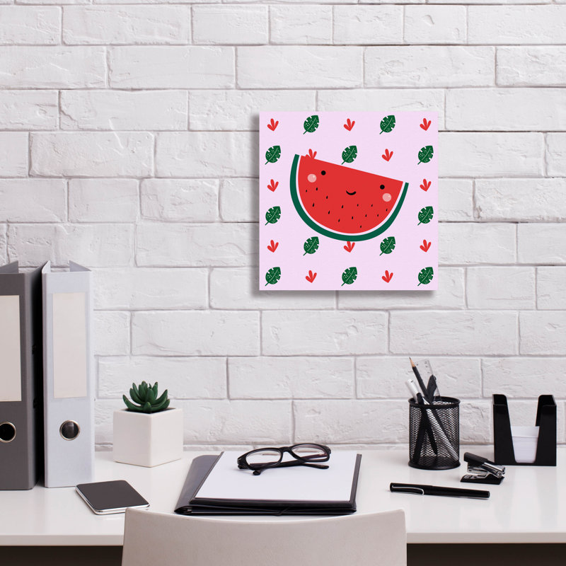 «Cute Watermelon» par Epic Graffiti Portfolio, H 12 po x l 12 po x P 0,75 po