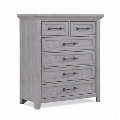 Contemporary 1Pc Tall Chest Wooden Bedroom Furniture Metal Pull Furniture