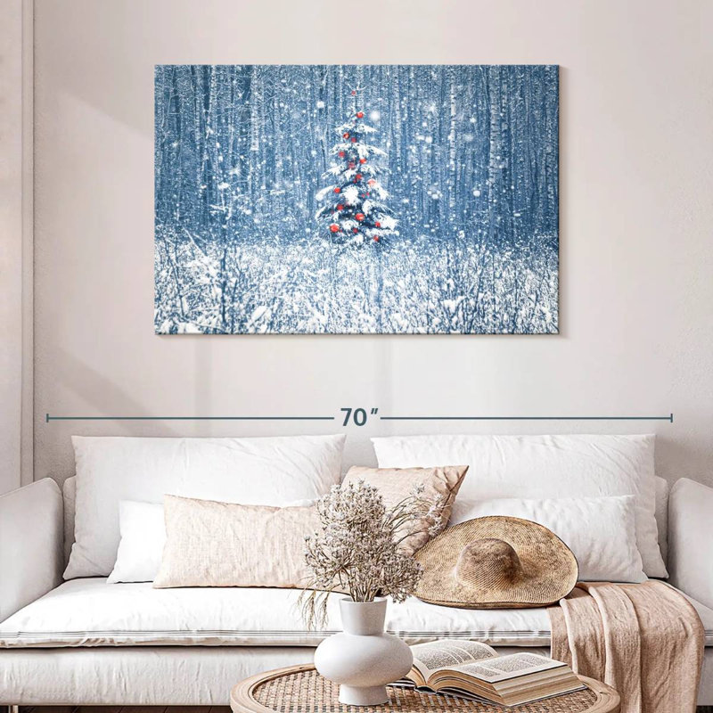 Christmas Spruce, 30" H x 45" W