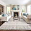 Tapis gris clair / gris foncé / ivoire Humphrey Southwestern-2143558128