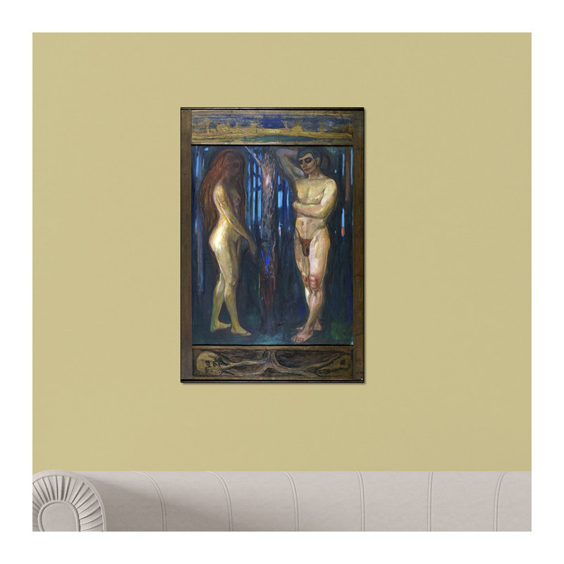 Edvard Munch - Wrapped Canvas Painting, 90cm H x 60cm W x 1.8cm D