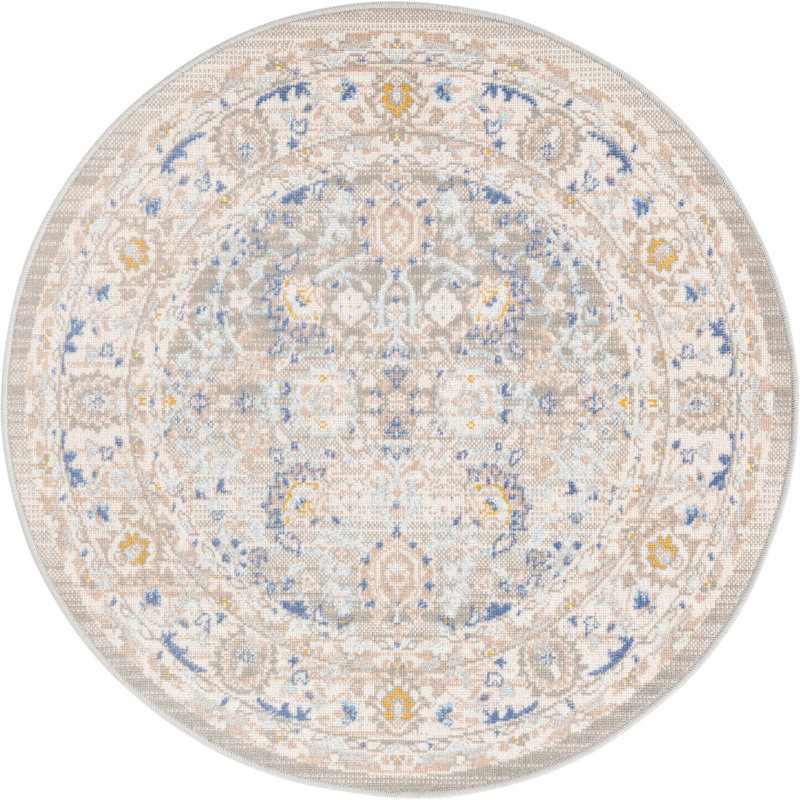 Denena Oriental Indoor Rug, Round 3'3"