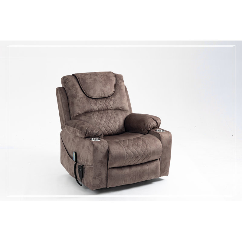 Comfortable Electric Lift Chair for Elderly, Ideal for Relaxing in Living Room, Brown