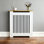 Tablette haute haute pour radiateur avec revêtement en bois et plateau en bois aggloméré