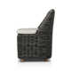 Dalva Polyethylene (PE) Wicker Wicker Outdoor Dining Side Chair with Cushion