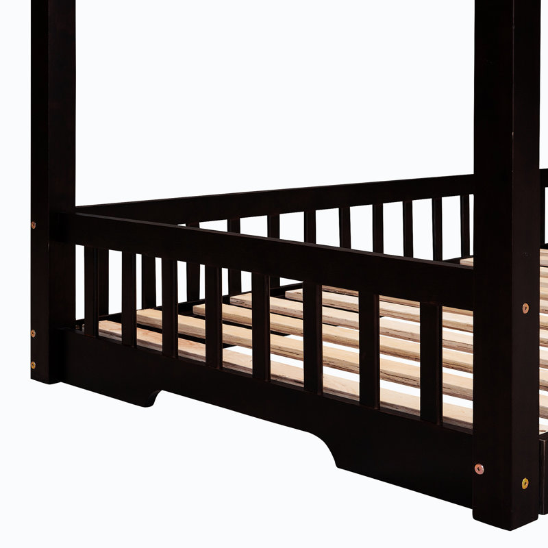 Lit plateforme 75,43 po Yeslin, Espresso
