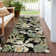 Machine Washable Indoor/Outdoor Cinead ACN1708 Black Rug