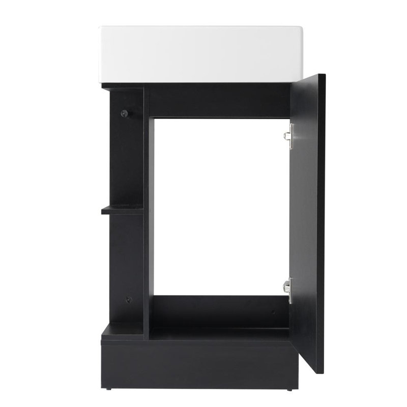 Bathroom Vanity With Sink, Black