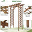 140cm W x 65cm D Wood in Brown