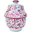 Vase en céramique antique à motif de calligraphie marocaine
