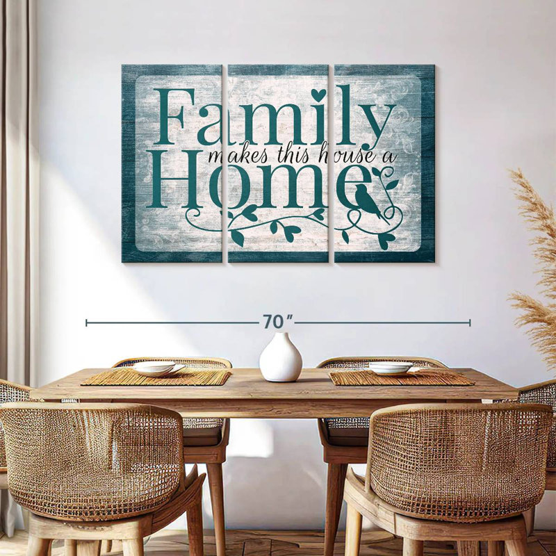Plaque murale Family Family, H 36 po x l 57 po