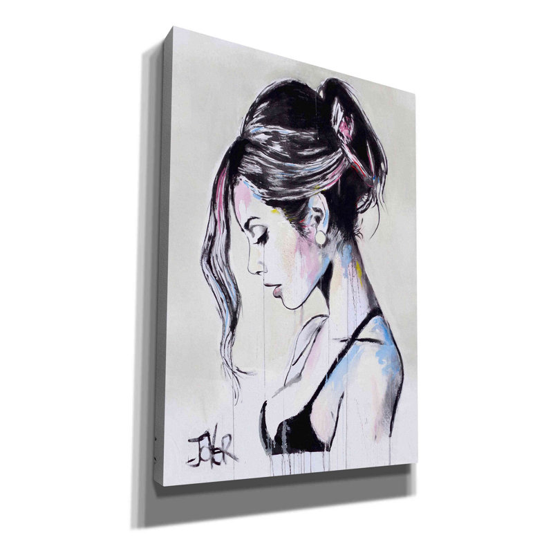 «Time Being» par Loui Jover - impression sur toile tendue, H 26 po x l 18 po x P 0,75 po