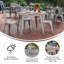 Table de restaurant commerciale intérieure / extérieure en polyester Harewood-582744024-582744027