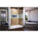 Flex 74.75" H Semi-frameless Pivot Shower Enclosure with Base Included