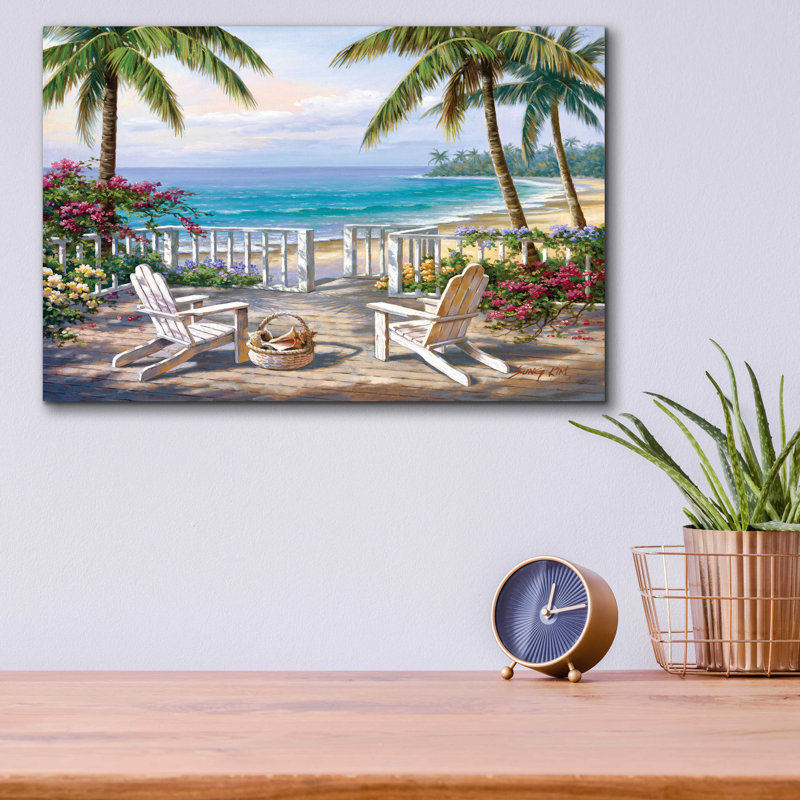 Coastal View by - on, H 12 po x l 16 po