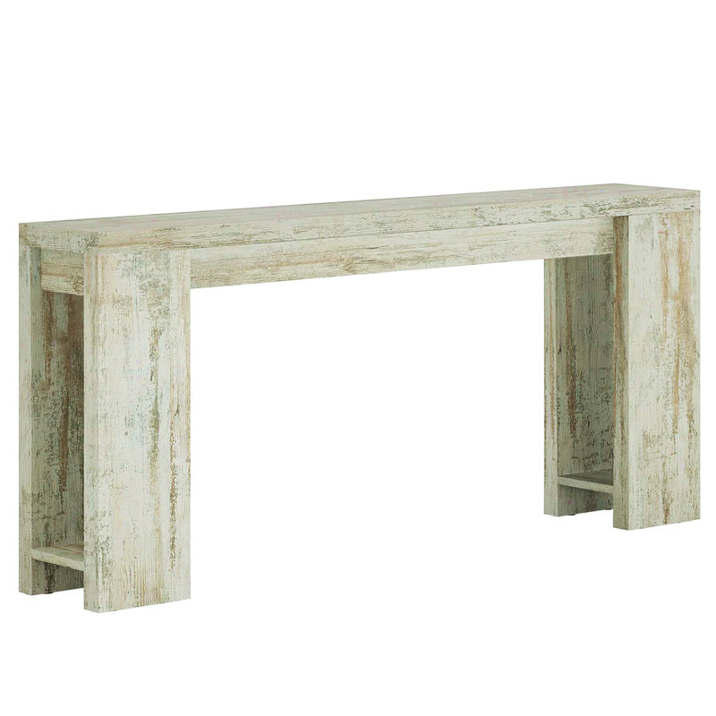 Wooden Entryway Table,Console Table,Sofa Table, White