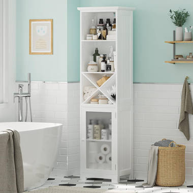 Wildon Home® Tolna Freestanding Bathroom Cabinet & Reviews