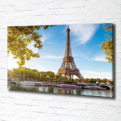 Eiffel Tower Paris - Wrapped Canvas Print