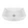 DeerValley Fireclay Curved Farmhouse Kitchen Sink with Sink Grid and Basket Strainer