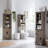 Mitchel 68" H Freestanding Bathroom Cabinet with Adjustable Shelves -829541047