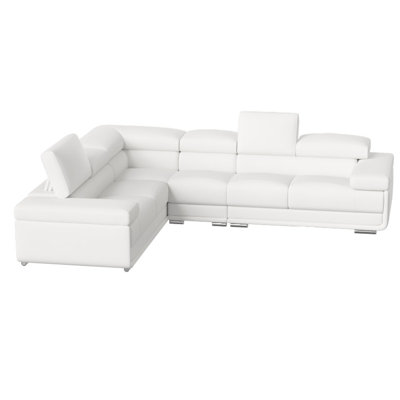 Upholstered L-Shaped Sectional Symmetrical