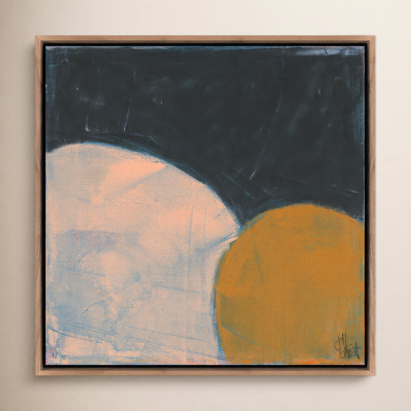 Sometimes Still by Jill Elliott, Dark Brown Canvas, 24" H x 24" W