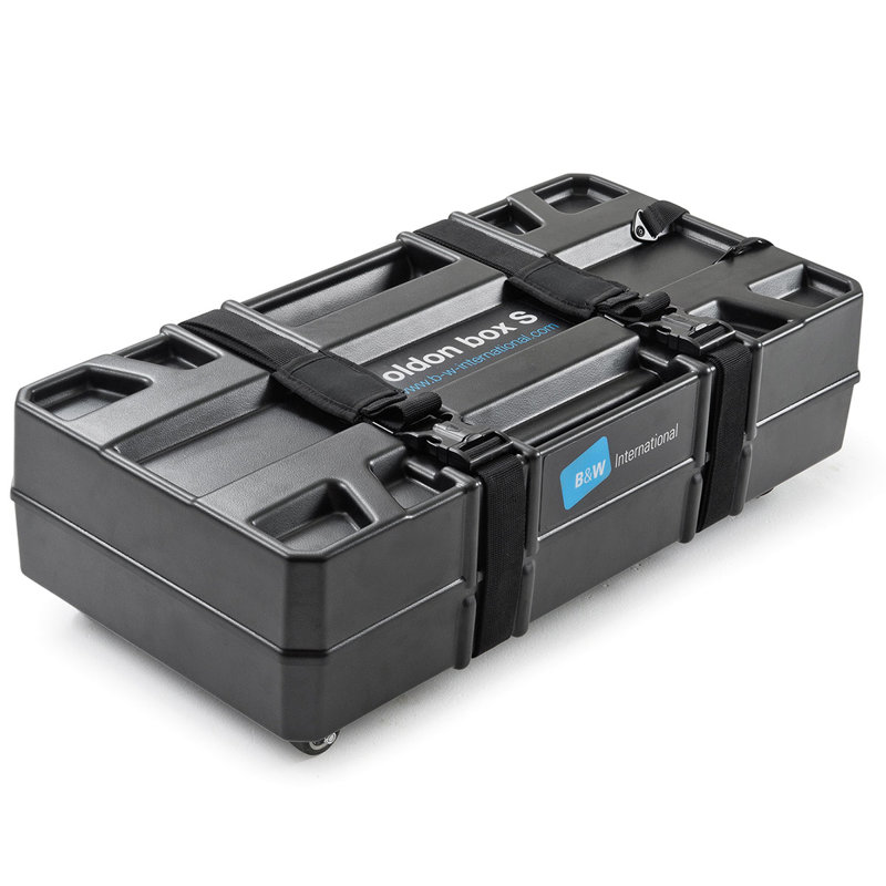 Black ABS Plastic and Polypropylene Bicycle Shipping Case with Wheels