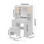 Dressing Table With USB Charge Make-up Desk Multi-storage Vanity Table