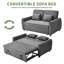 2 Seater Fabric Sofa Bed