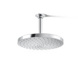 Awaken 10" Single-Function Wall or Ceiling-Mount Round Rainhead