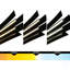 Lustre intégré de 72 pouces à DEL - Luminaire suspendu moderne noir avec température de couleur réglable-522501169-522501170