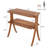 24.6'' Tall End Table Side Table With 2-Tier Storage Shelves And Solid Wood Legs-814716895