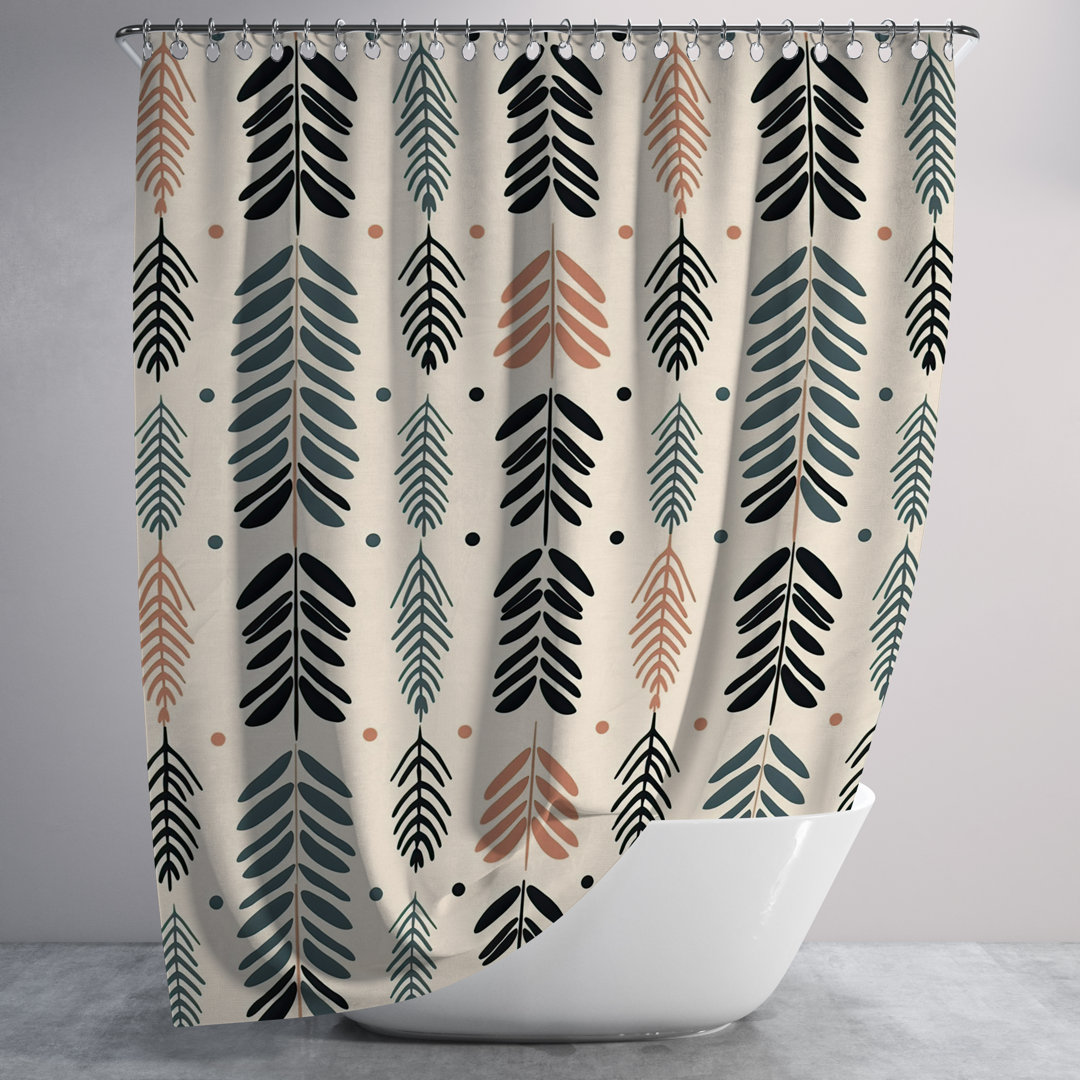 Striped Shower Curtain East Urban Home 