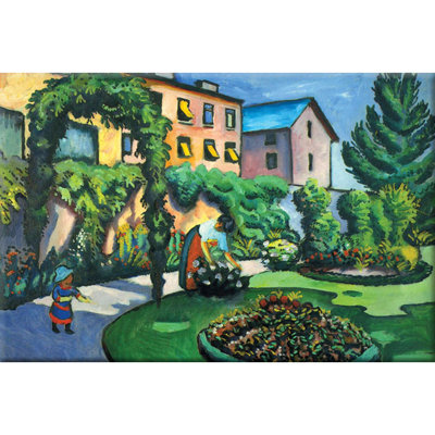 " Garden Image " by August Macke