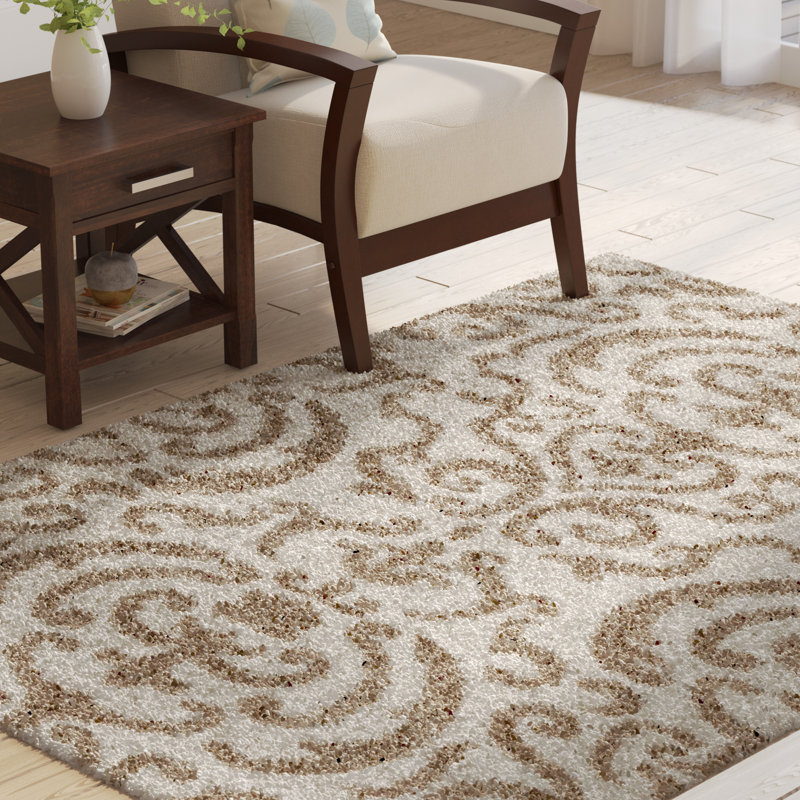 Ellyona Florida Shag Performance Geometric Rug, Rectangle 9'6" x 13'