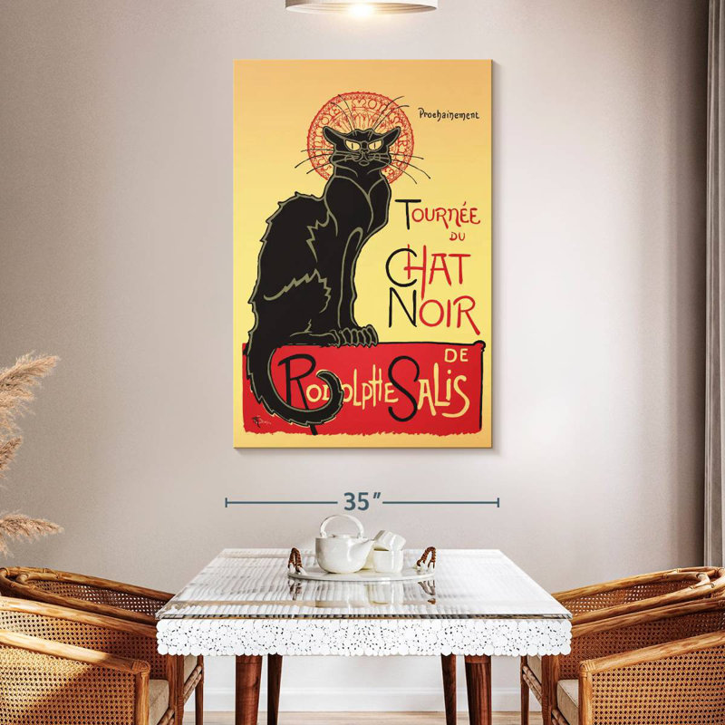 Tergel Cat Noir, 51" H x 34" W