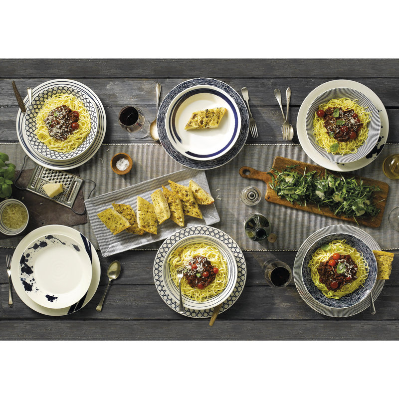 Pacific 6 Piece Appetizer Plate Set