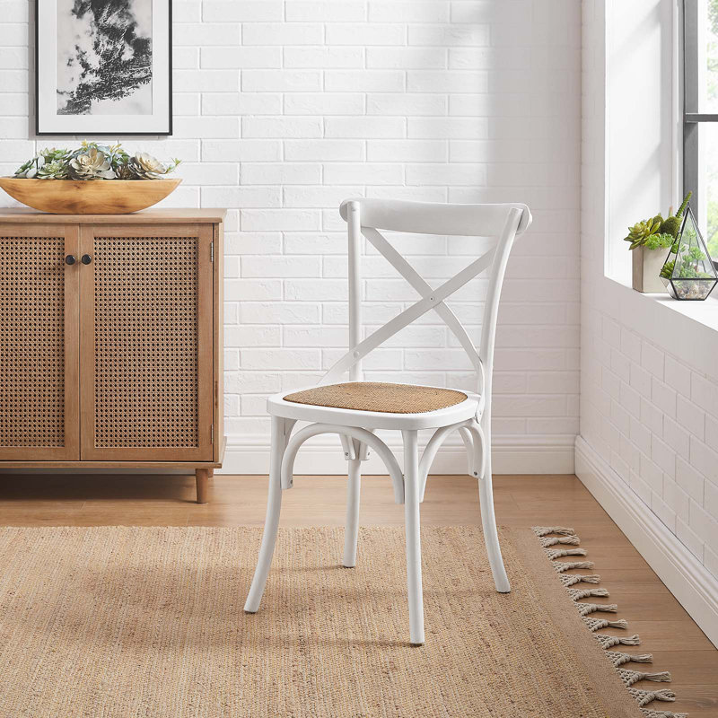 Modway Gear Dining Side Chair, White, 1