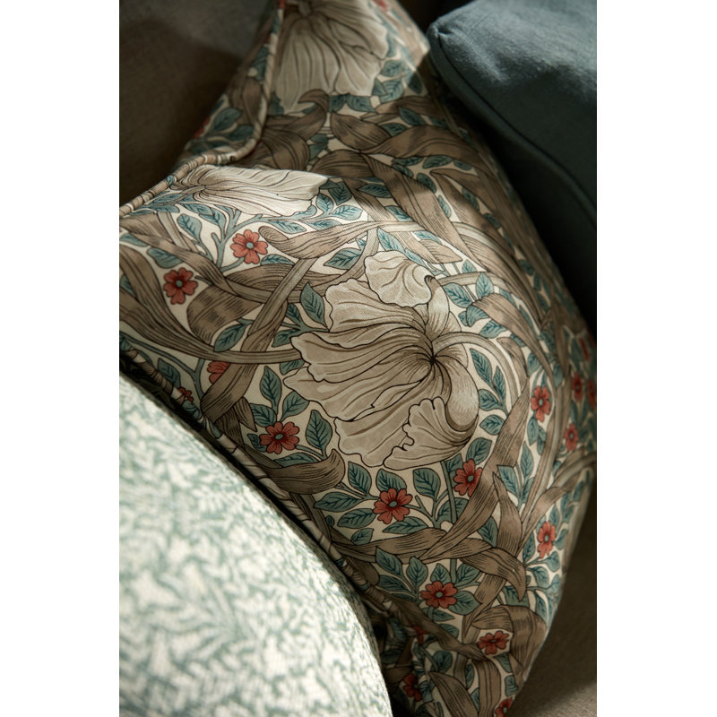 Morris & Friends Fabrics Pimpernel Fabric, Ink/Sage