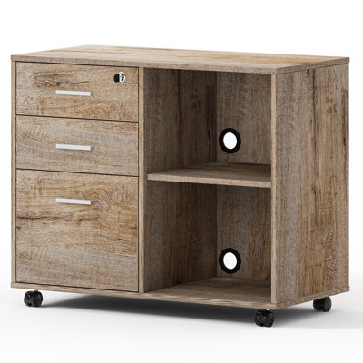 Mikhaila 3 Drawer Storage Drawer