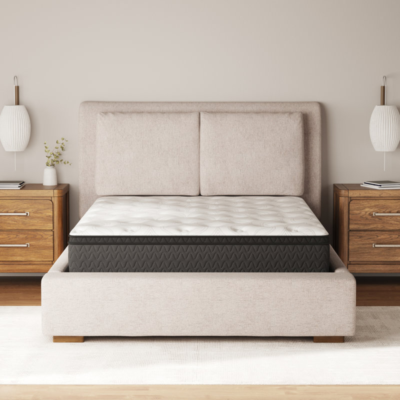 Serena 12'' Plush Hybrid Mattress, Queen