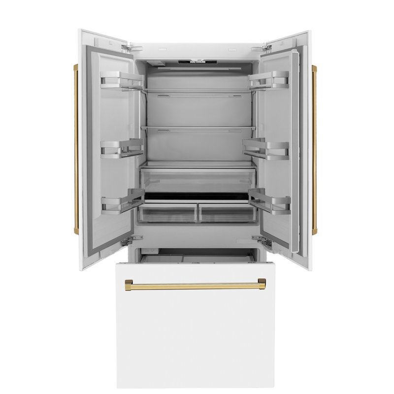 Autograph Edition 36" French Door 19.6 cu. ft.Refrigerator with Ice Maker, Gold