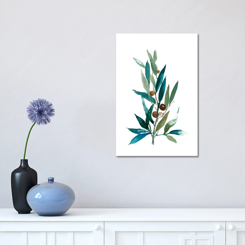 Olive Branch I 1 Piece Wrapped Canvas Painting, 152.5 cm H x 101.5 cm W x 3.175 cm D